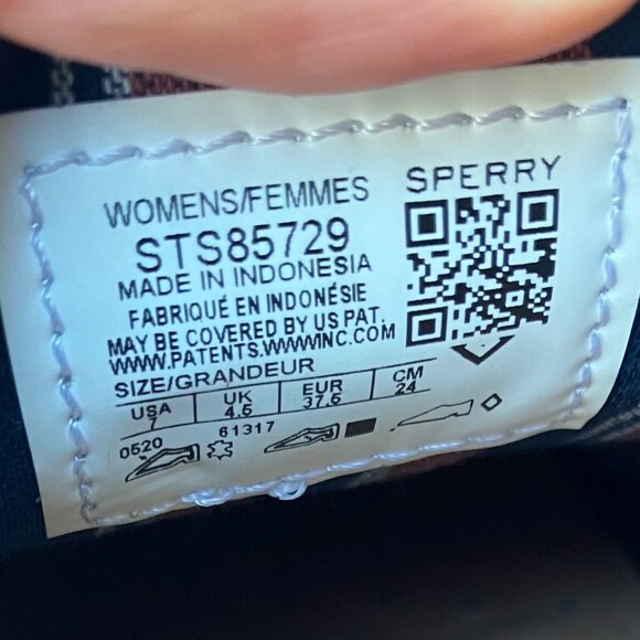 Women's Navy Blue Suede Sperry's - Picture 7 of 7